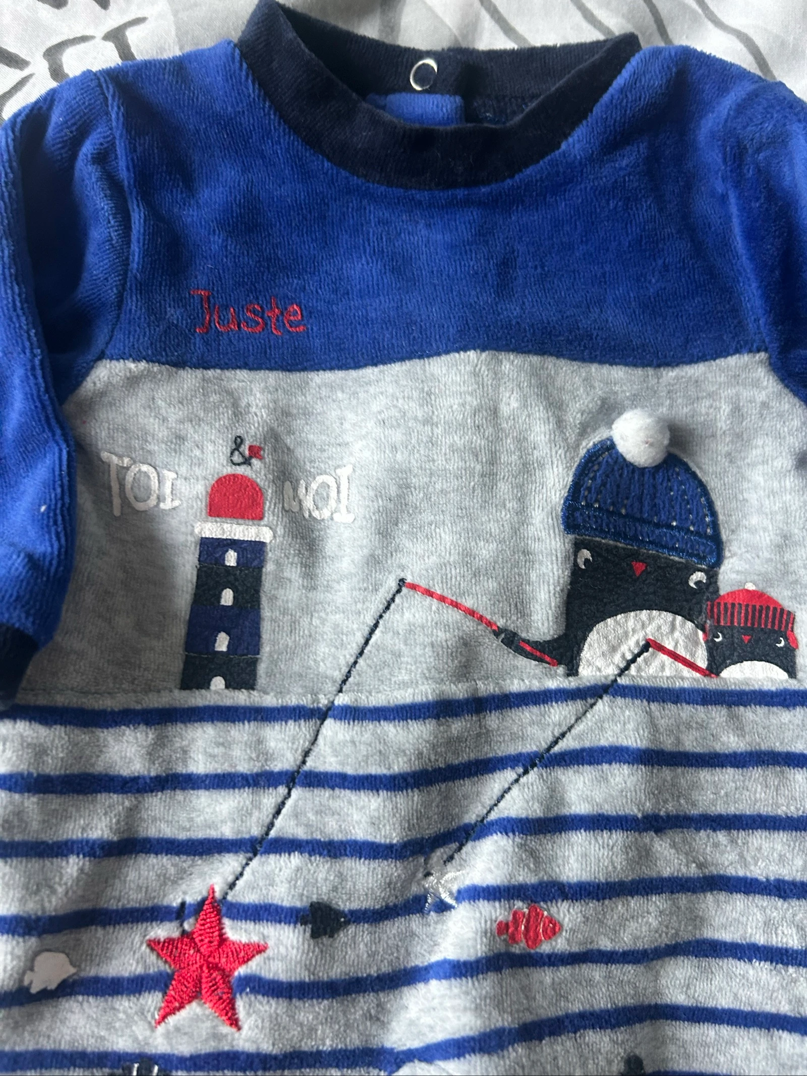 Absorba newborn bodysuit and hat pajama set – photo 6